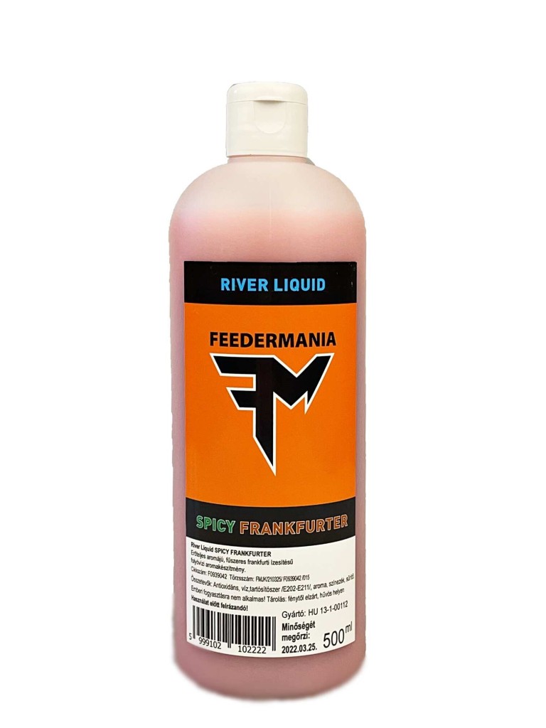 Feedermania River Liquid Spicy Frankfurter 500 ml