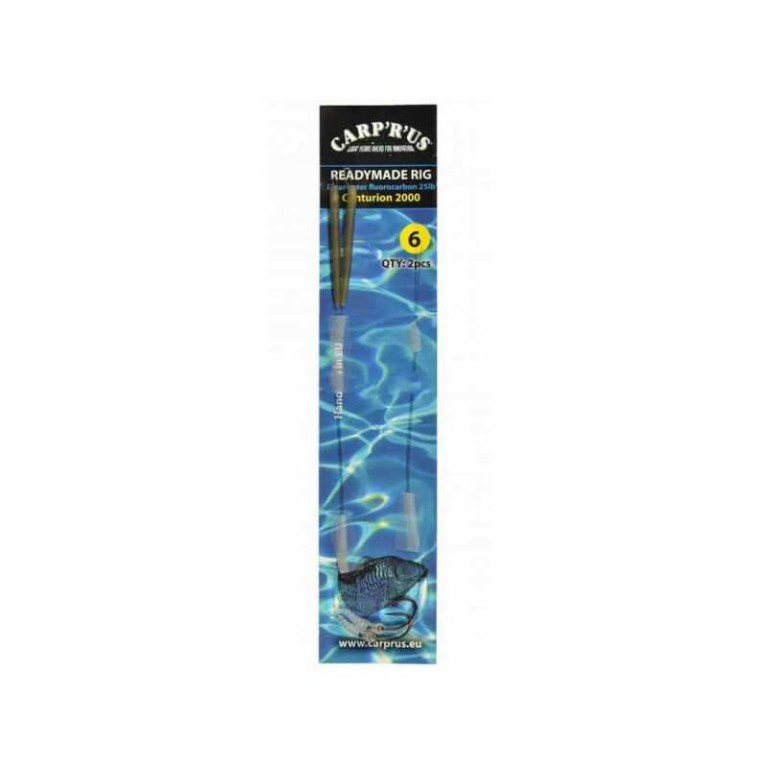 CarpRUs Ready Combi Rig Stifflink 50 lbs Smooth 25 lb CNT 4 - Előkötött előke