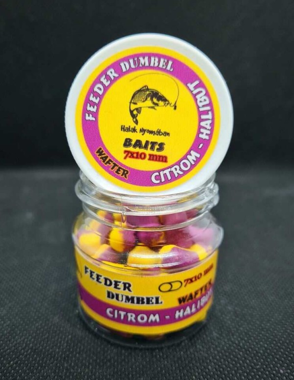 Halak Nyomában Feeder Dumbel Citrom-Halibut