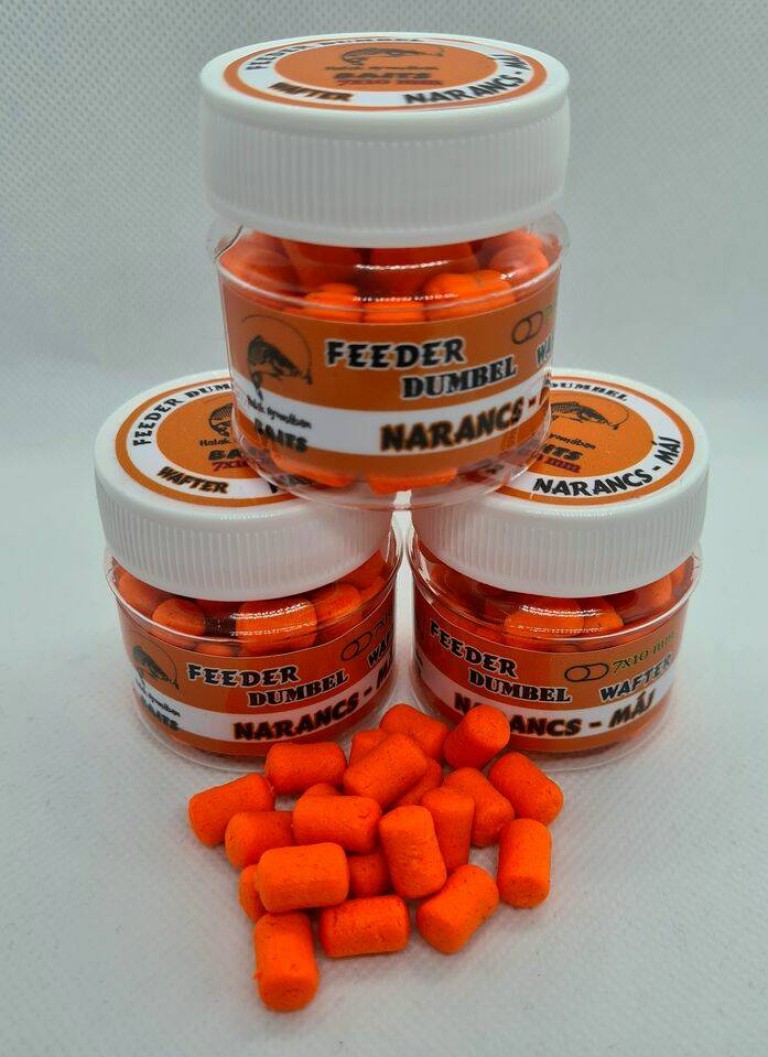 Halak Nyomában Feeder Dumbel Narancs-Máj