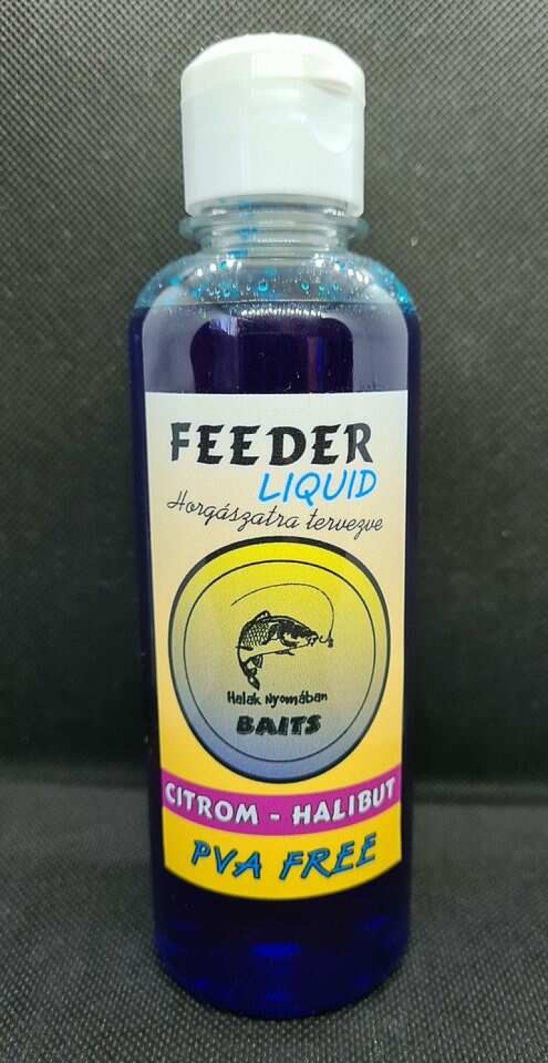Halak Nyomában Feeder Liquid Citrom-Halibut