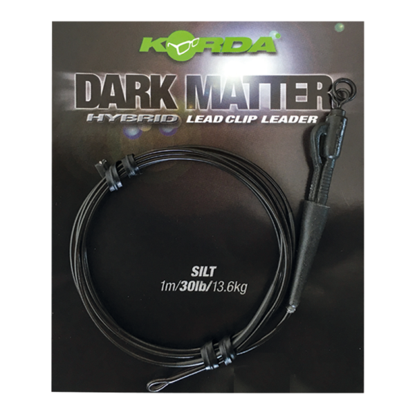 Korda Dark Matter Leaders Hybrid Lead Clip Silt - Előtét zsinór klipsszel