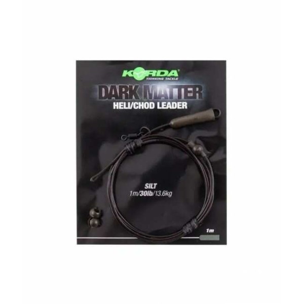 Korda Dark Matter Leader Heli Silt 40 lb - Előkötött előtét zsinór