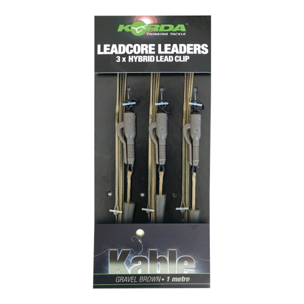 Korda Leadcore Hybrid Lead Clip Weed/Silt - Előkötött leadcore