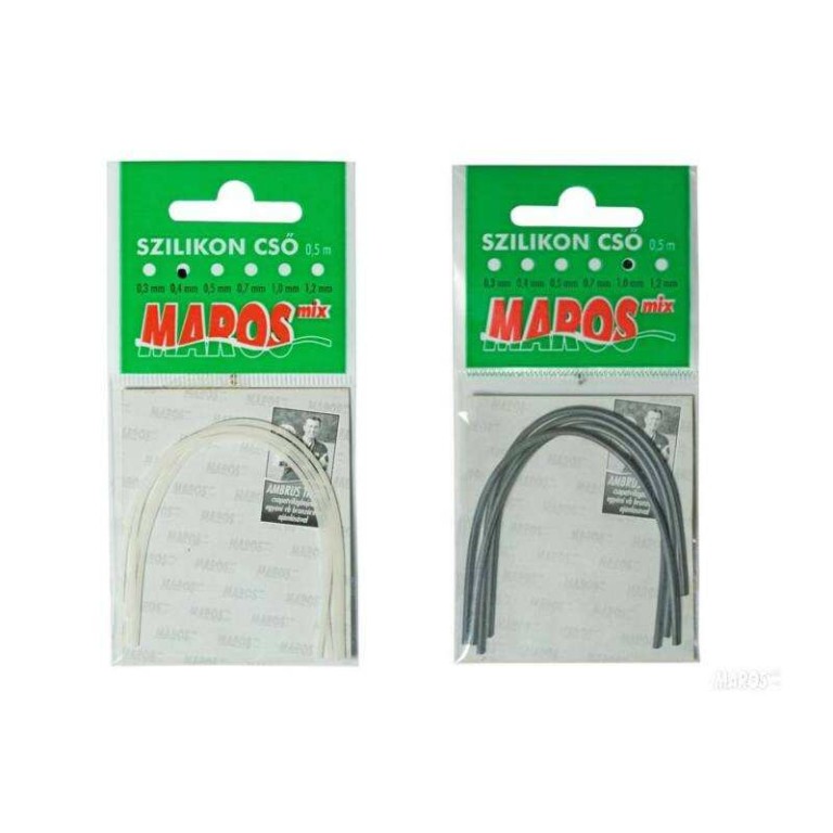 Maros Mix Szilikoncső 0,4 mm fehér