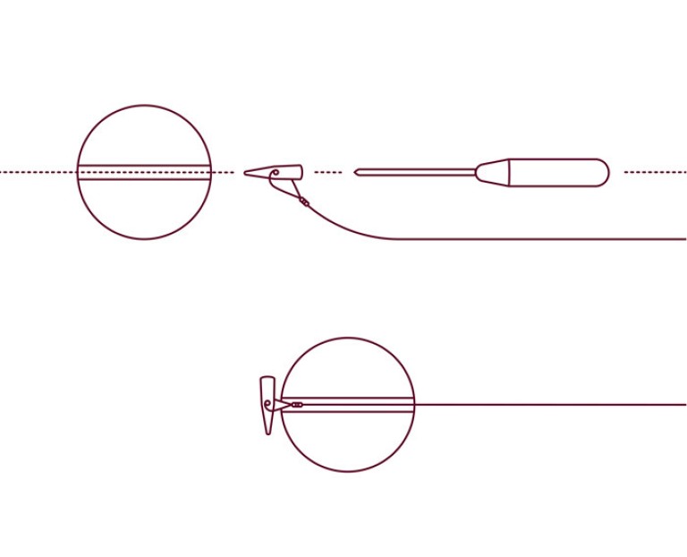 Delphin Q-STOP stopper sárga + rózsaszín 7 mm
