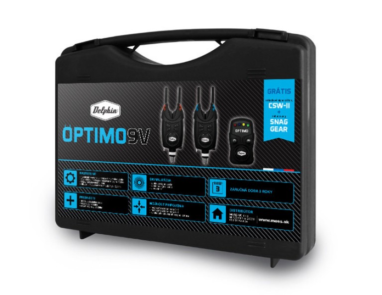 Delphin OPTIMO 9V+CSWII+snag Kapásjelző szett 2+1