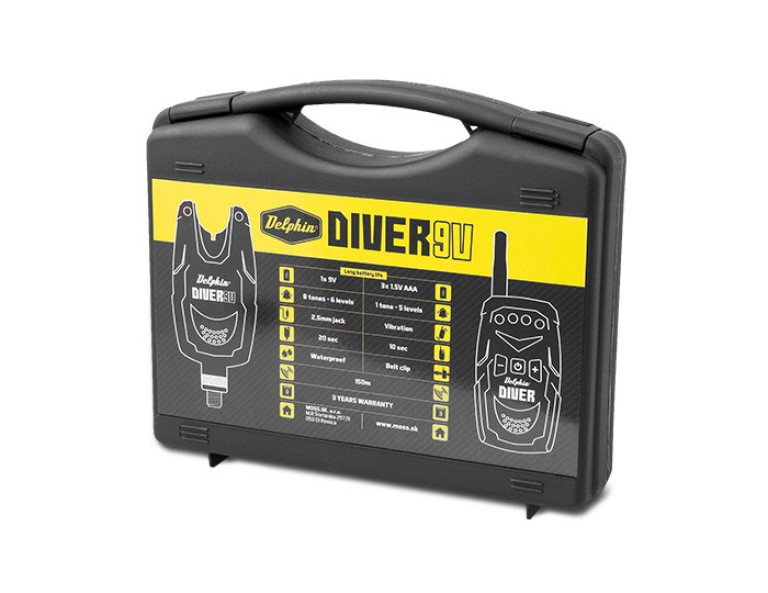 Delphin DIVER 9V Kapásjelző szett  2+1