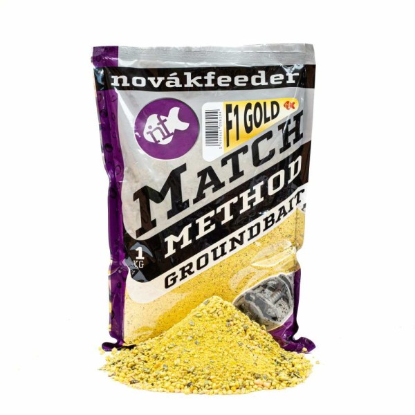 Novákfeeder Match Method Groudbait F1-Gold 1 kg
