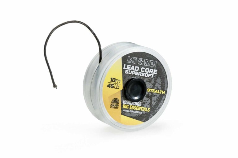 Mivardi Lead Core Stealth Super Soft 45 lb 10 m - Ólombetétes előke zsinór