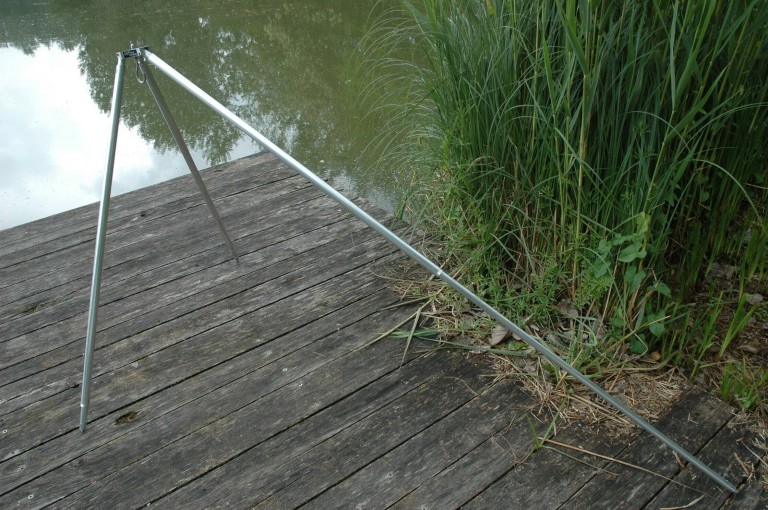 ICC Tripod Telescopic Range - Mérlegelő állvány nagyméretű INOX kampóval