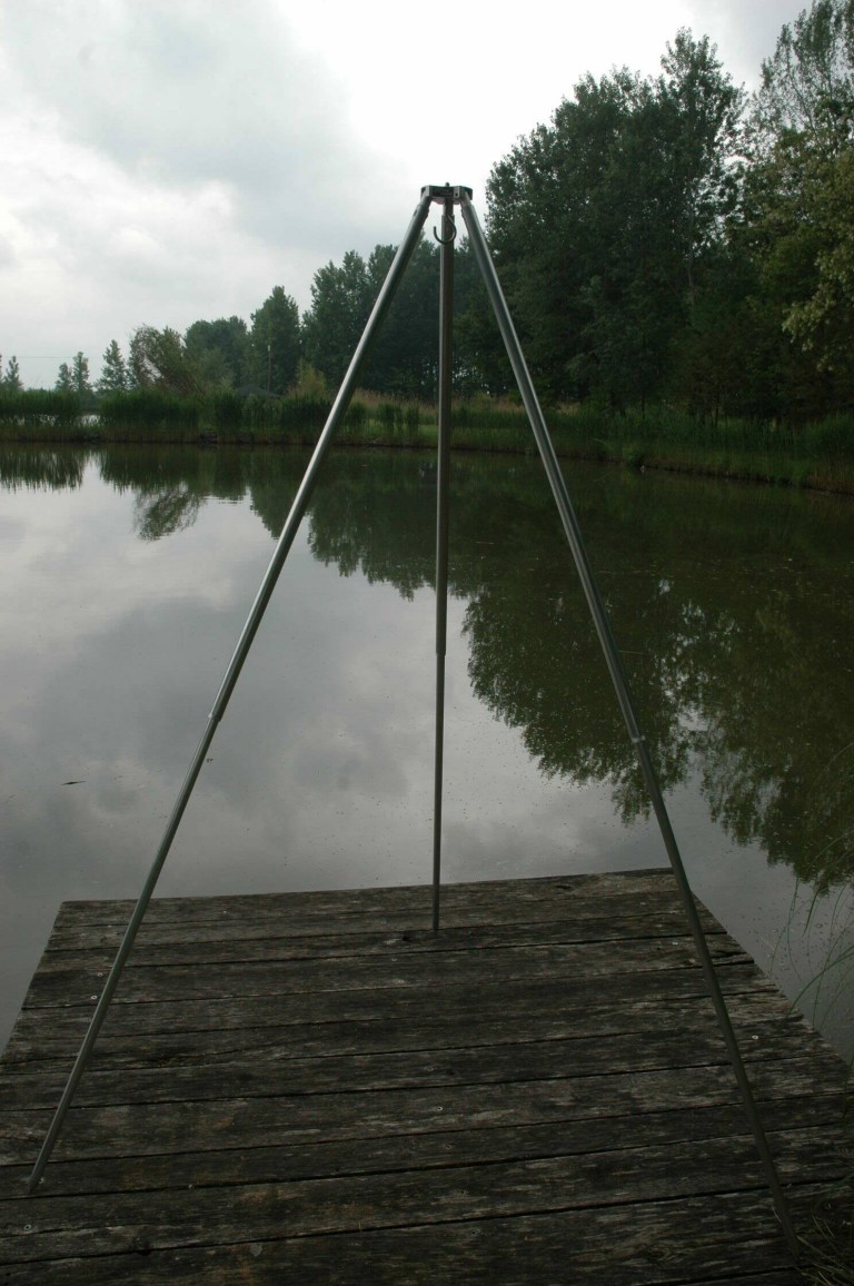 ICC Tripod Telescopic Range - Mérlegelő állvány nagyméretű INOX kampóval