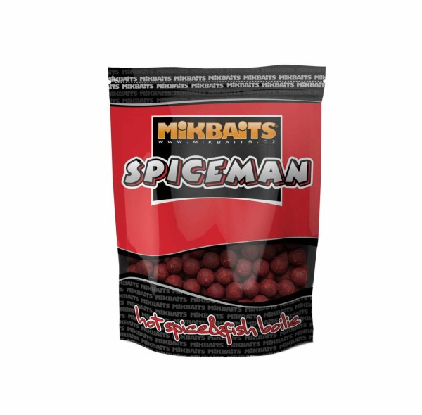 Mikbaits Spiceman boilies Fűszeres Máj 1 kg 