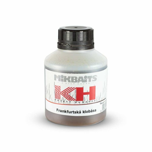 Mikbaits Bloody Capelin booster Frankfurti Kolbász 250 ml