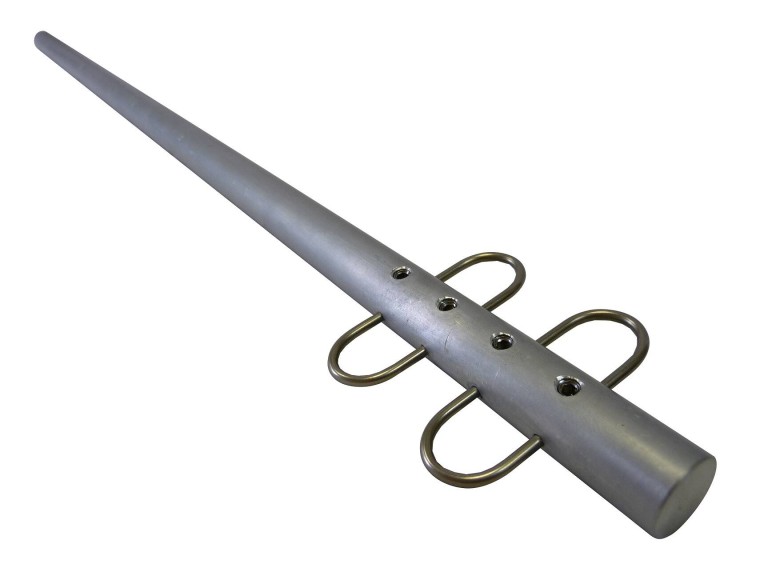 ICC ALU haltartó rúd (leüthető verzió) 100 cm 10 db akasztóval