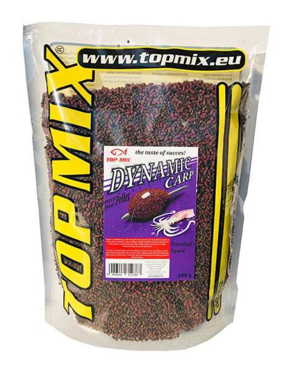 Top Mix Dynamic Carp etető pellet Tintahal 800 g
