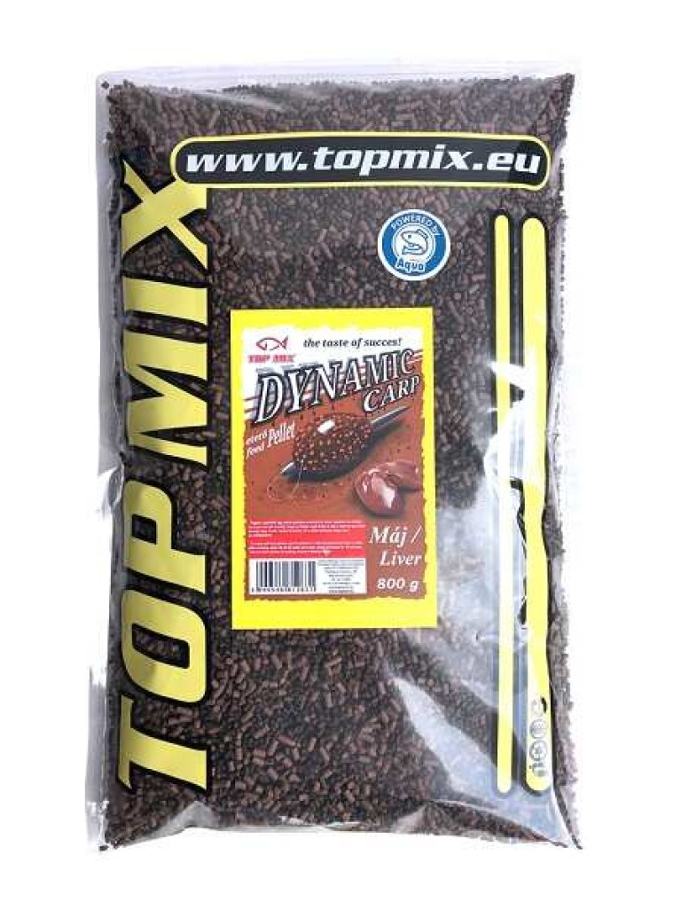 Top Mix Dynamic Carp etető pellet Máj 800 g