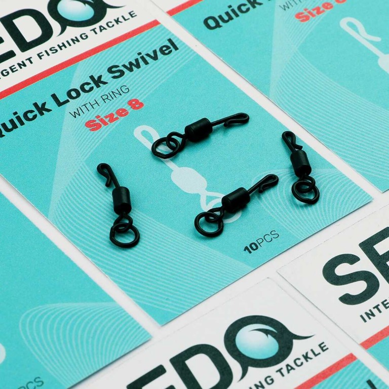 SEDO Quick Lock Swivel with Ring gyorskapocs karikával