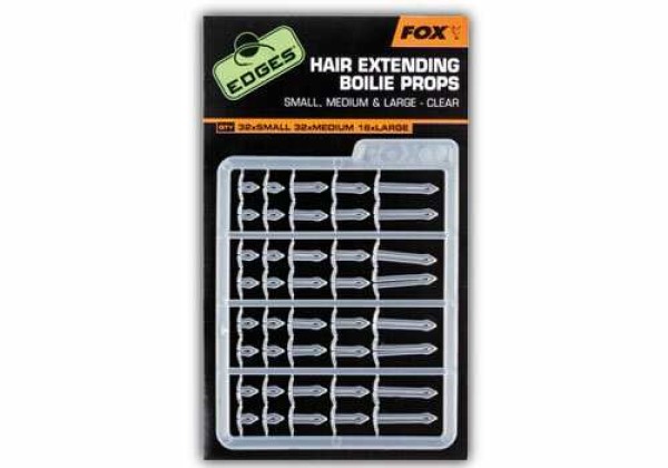 Fox Edges Hair Extending Boilie Props clear - Bojli stopper