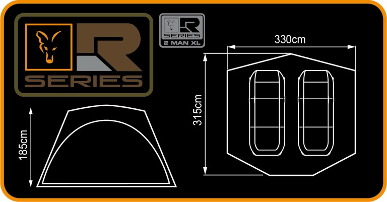 Fox R Series 2 Man XL Khaki - Horgász sátor