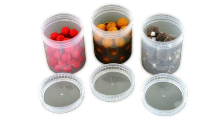 Fox Bait tubs full size clear - Csalis tégely
