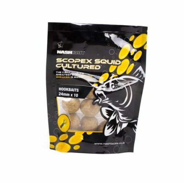 Nash Scopex Sqid Cultured Bottom Hookbaits 20 mm