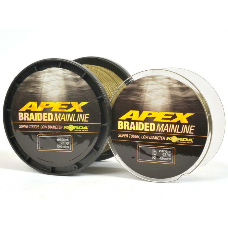 Korda Apex Braided Mainline 30 lb 450 m - Fonott főzsinór