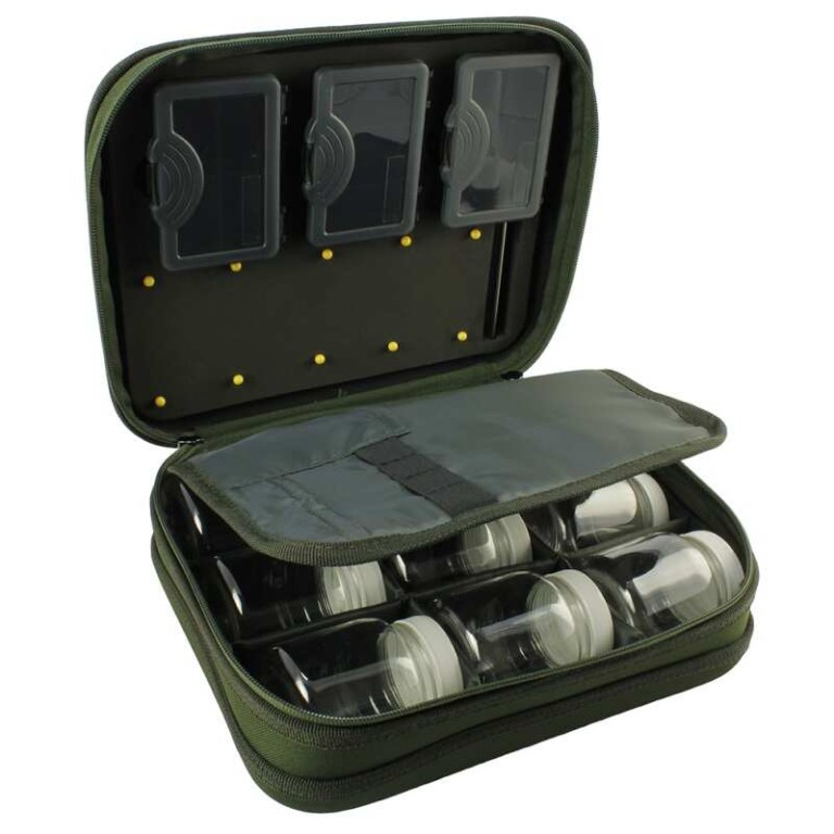 Carp Academy Szerelékes táska Dip tartóval