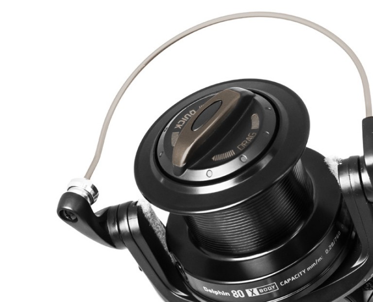 Delphin EXYL 80 X body elsőfékes orsó