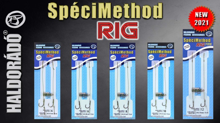 Haldorádó SpéciMethod Rig - Előkötött csalitüskés horogelőke 7 mm-es csalitüskével 10-es horog