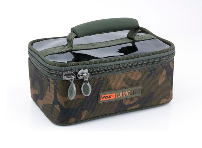 Fox Camolite Rigid lead and bits bag - Osztott rekeszes aprócikkes táska