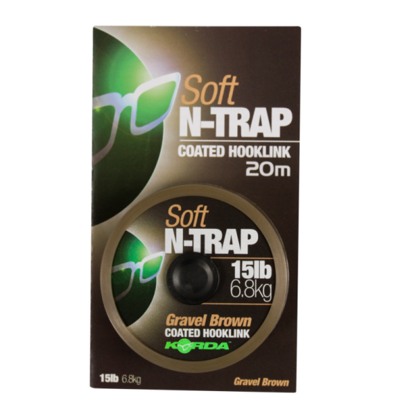Korda N-Trap Soft Gavel Brown 30 lb 20 m - Előkezsinór