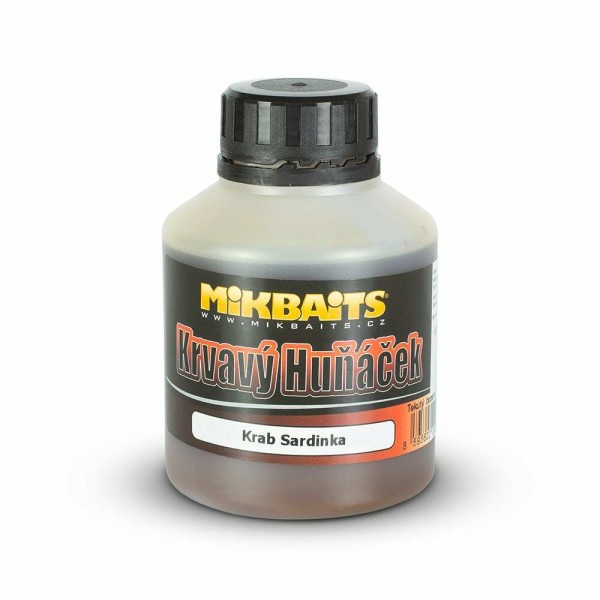 Mikbaits Bloody Capelin booster - Rák-Szardínia 250 ml