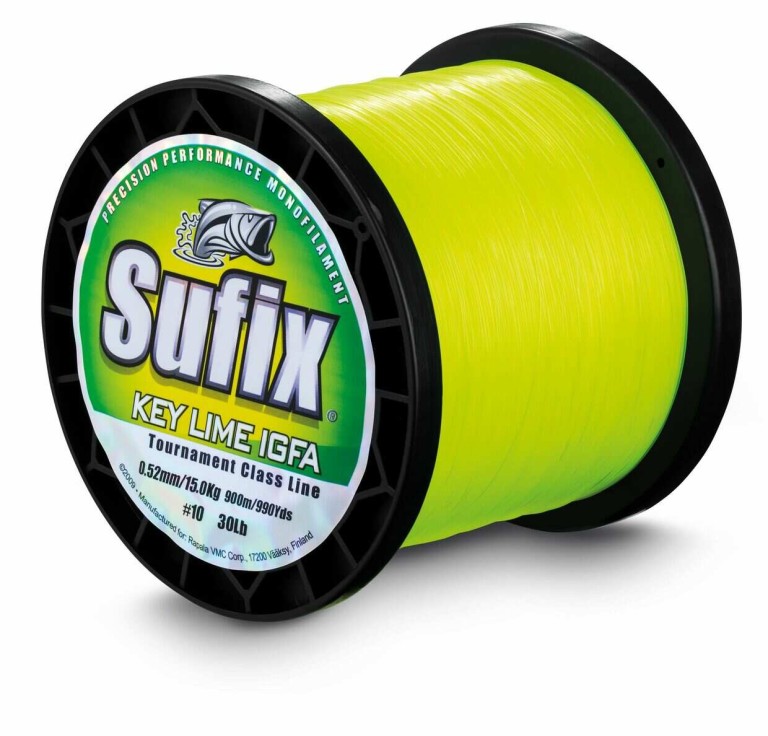 Sufix Key Lime Neon IGFA monofil tengeri zsinór 600 m 0,68 mm
