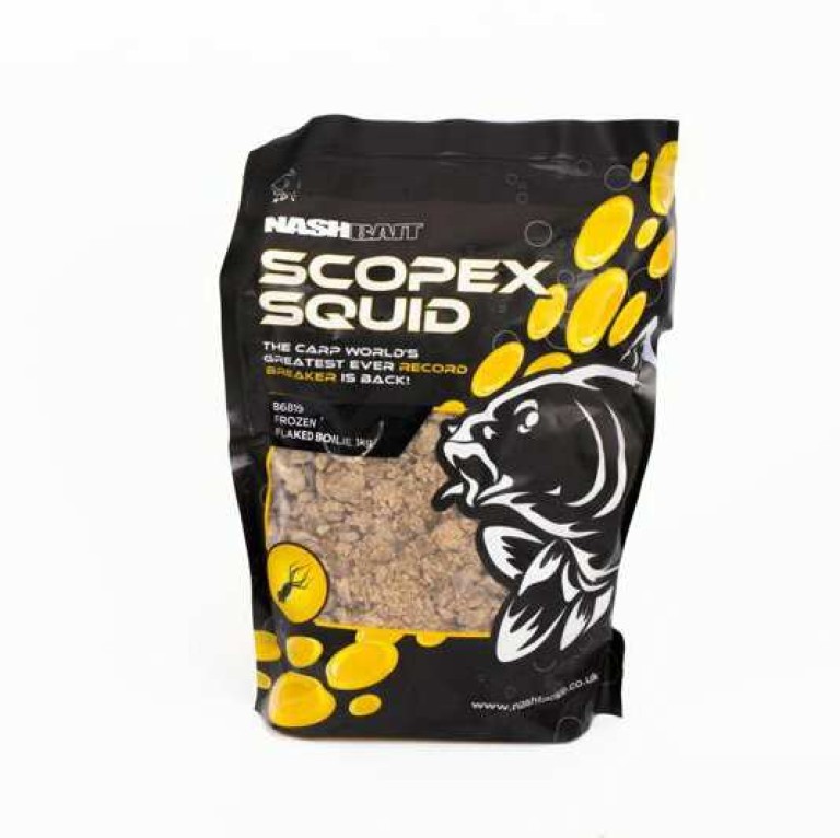 Nash Scopex Squid Flake - Aprított bojli 1 kg
