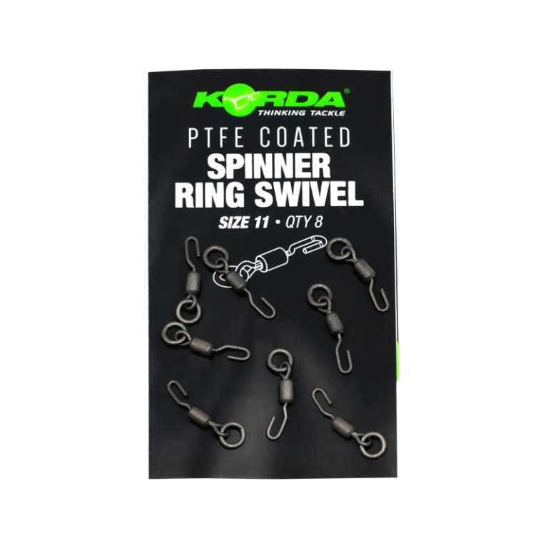 Korda PTFE Spinner Ring Swivels gyorskapcsos forgó