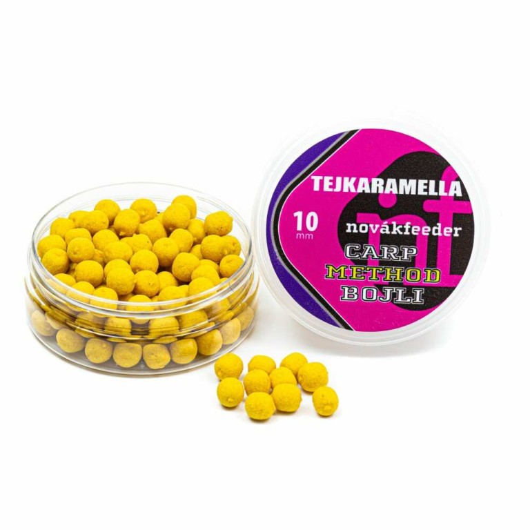 Novák Feeder Carp Method Bojli 10 mm Tejkaramella
