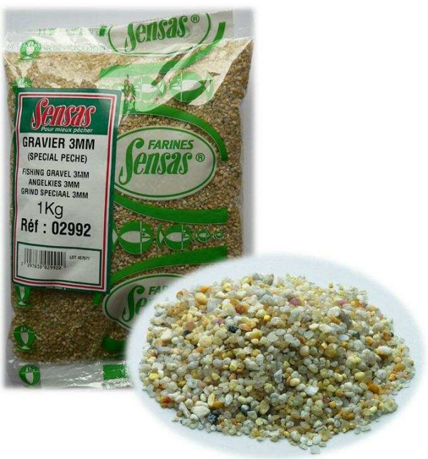 Sensas Gravier Special Peche (kavics) 3 mm 1 kg