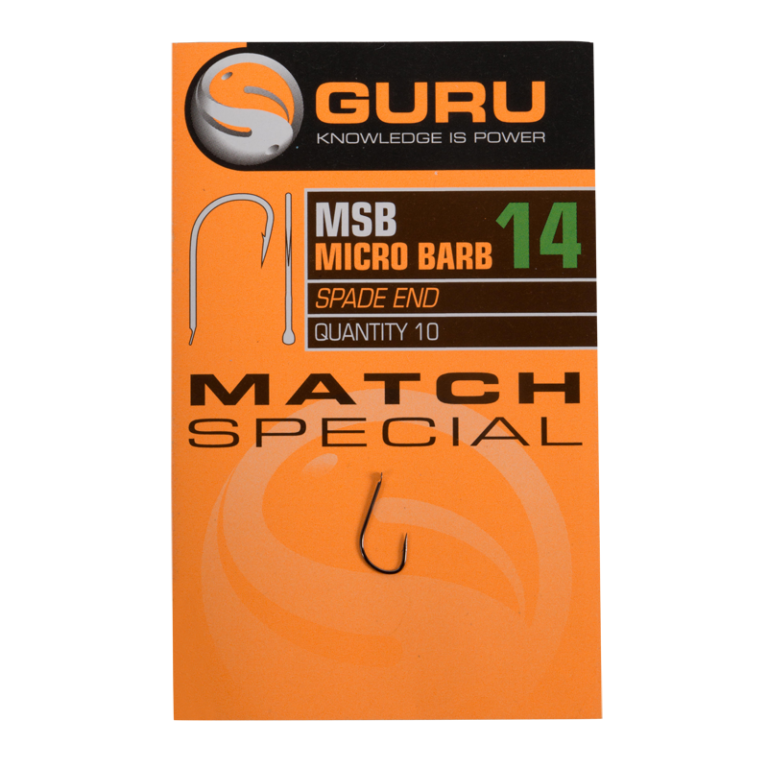 Guru Match Special hooks - Mikroszakállas lapkás horog