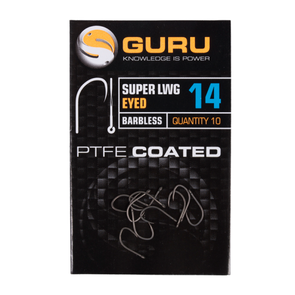 Guru Super LWG Hooks - Szakáll nélküli füles horog