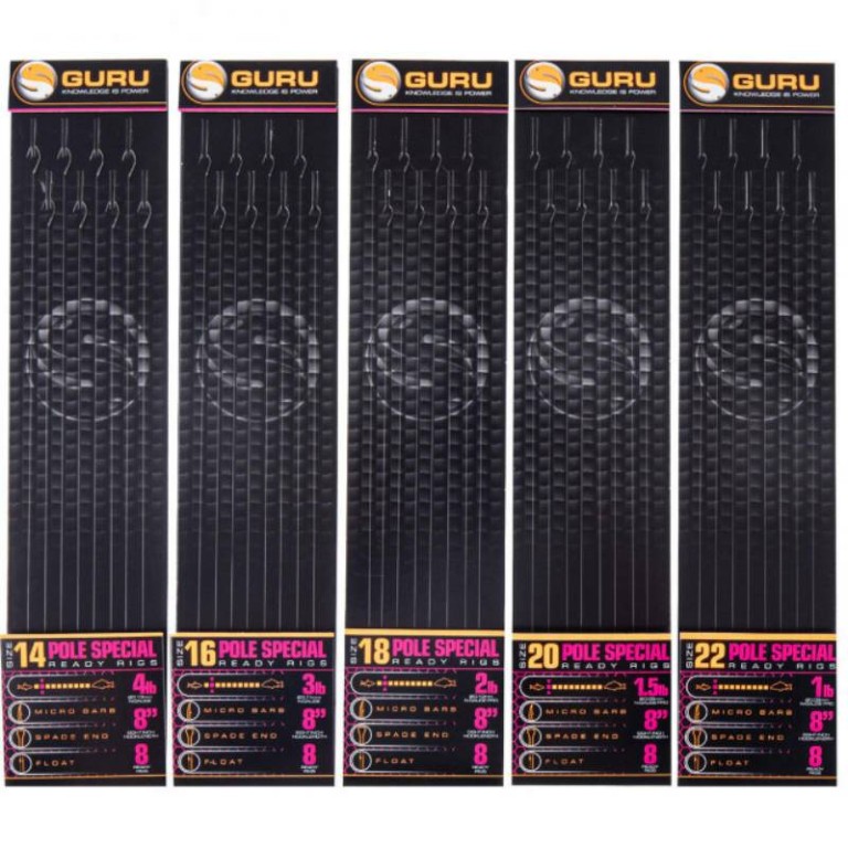 Guru Pole Special Rigs - Előkötött horog