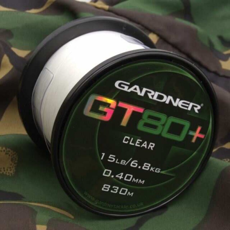 Gardner GT80+ Camo Clear - Víztiszta monofil főzsinór