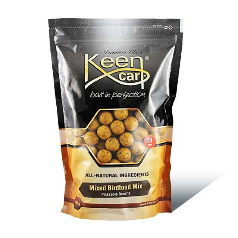 Keen Carp Boilie Birdfood Pineapple/Banana Bojli /ananászos/banános/ 1 kg