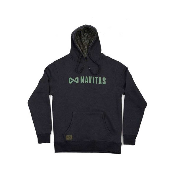Navitas Core Hoody - Fekete kapucnis pulóver