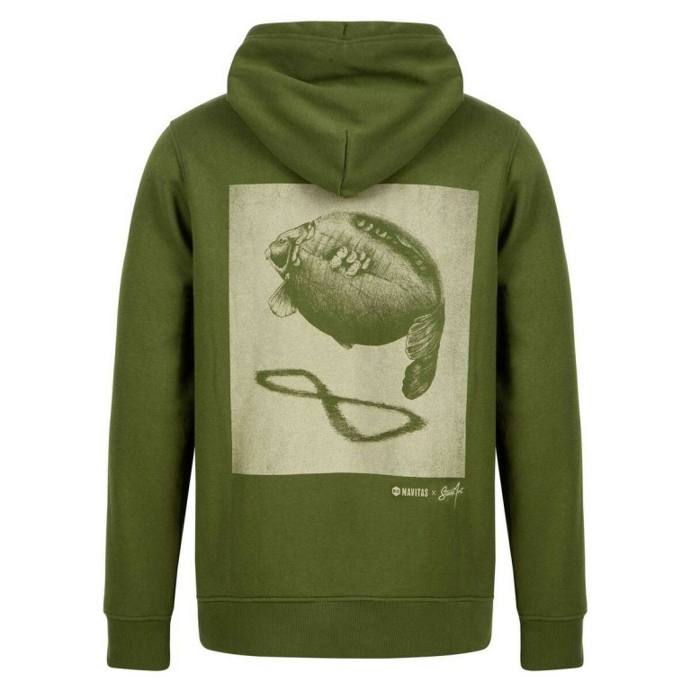 Navitas Stannart Shadow Hoody Green - Zöld kapucnis pulóver