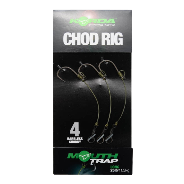 Korda Chod Rig Long Barbless - Előkötött Chod szerelék