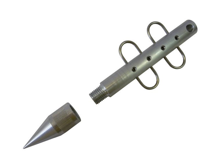 ICC ALU haltartó adapter medertapogató rúdhoz 30 cm, 10 db akasztóval