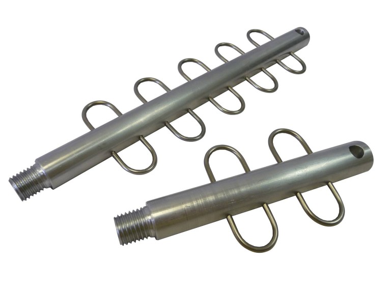 ICC ALU haltartó adapter medertapogató rúdhoz 30 cm, 10 db akasztóval