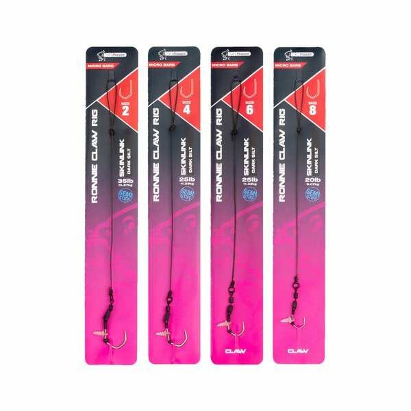 Nash Ronnie Claw Rig előkötött horogelőke