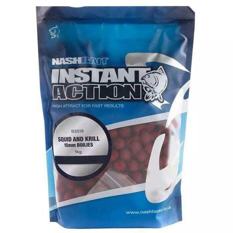Nash Squid & Krill Boilies 1 kg